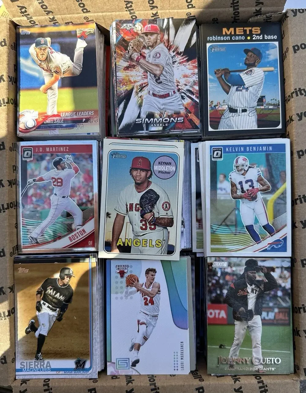 Over 2000 Trading Cards Mostly Baseball Some Basketball & Football